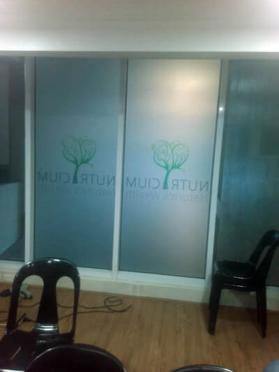 frosted glass sticker supplier