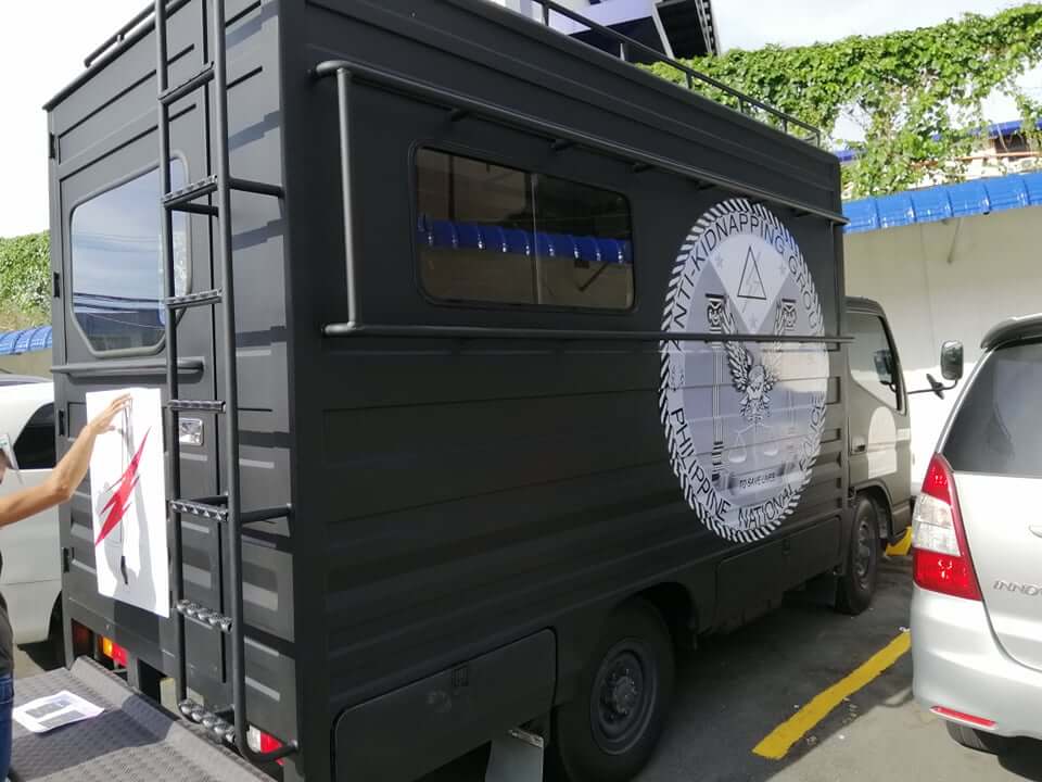 vehicle wrap, custom truck sticker ELF